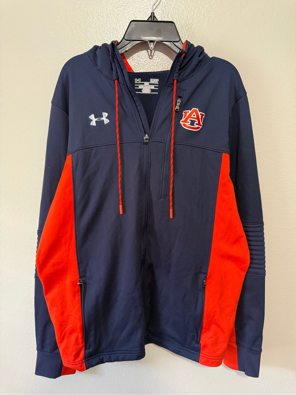 Auburn Under Armour team issued womens jacket with logo. Size Small, preowned